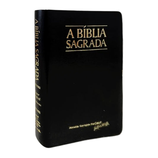 Bíblia Sagrada | ACF | Letra Super Gigante e Referências | C/ Índice Capa Luxo Preta