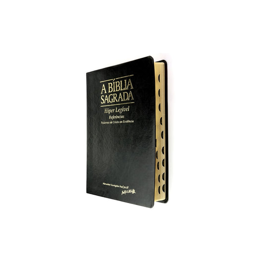 Bíblia Sagrada | ACF | Hiper Legível | Capa Preta C/ Índice