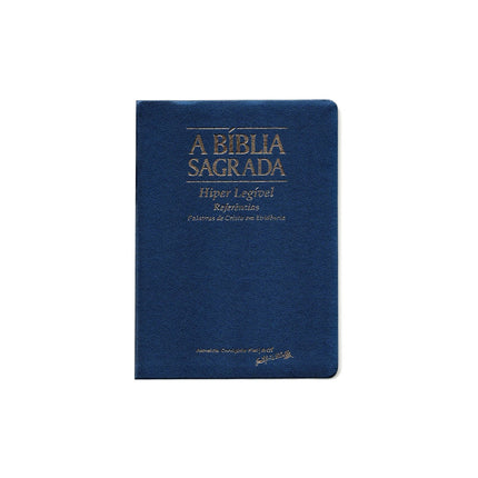 Bíblia Sagrada | ACF | Hiper Legível | Capa Azul C/ Índice