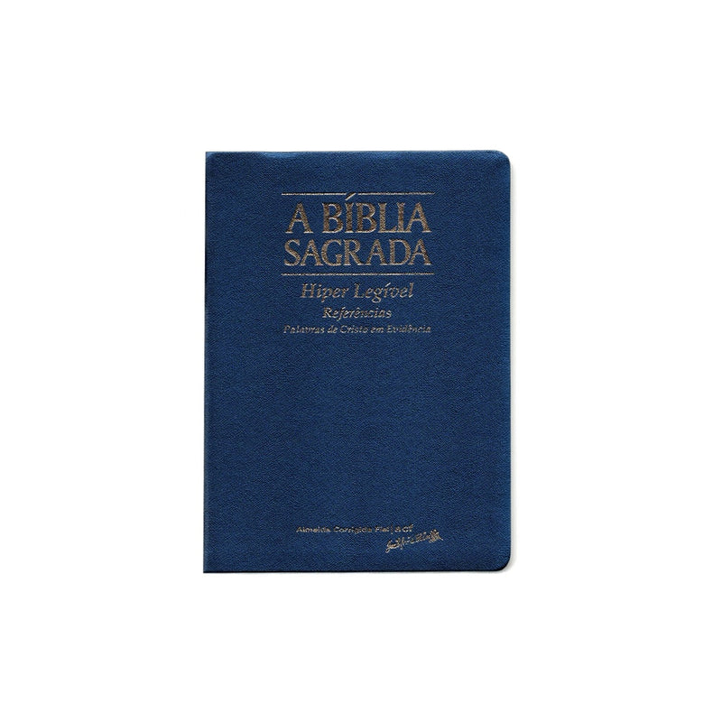 Bíblia Sagrada | ACF | Hiper Legível | Capa Azul C/ Índice