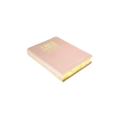 Bíblia Sagrada | ACF | Hiper Legível | Capa Rosê Gold C/ Índice