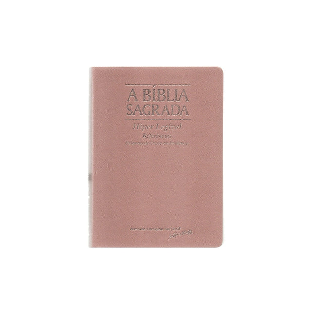 Bíblia Sagrada | ACF | Hiper Legível | Capa Rosê Gold C/ Índice