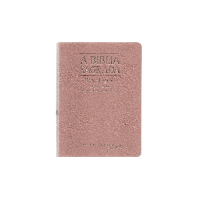 Bíblia Sagrada | ACF | Hiper Legível | Capa Rosê Gold C/ Índice