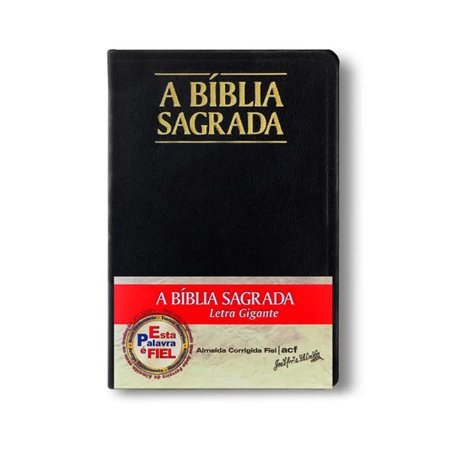 Bíblia Sagrada | ACF | Letra Gigante | Capa Preta