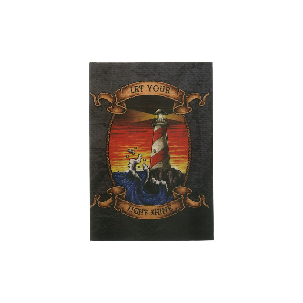 Caderno Tipo Moleskine Be The Light