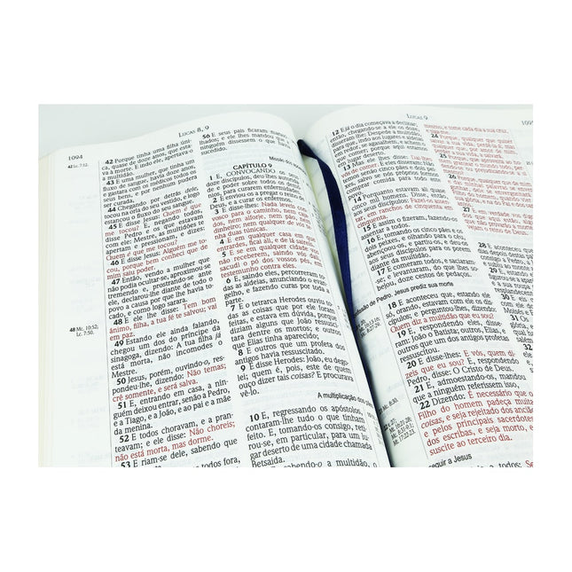 Bíblia Sagrada RCM | ACF | Letra Gigante | Capa PU Luxo Azul