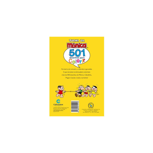 501 Desenhos para Colorir Turma da Mônica
