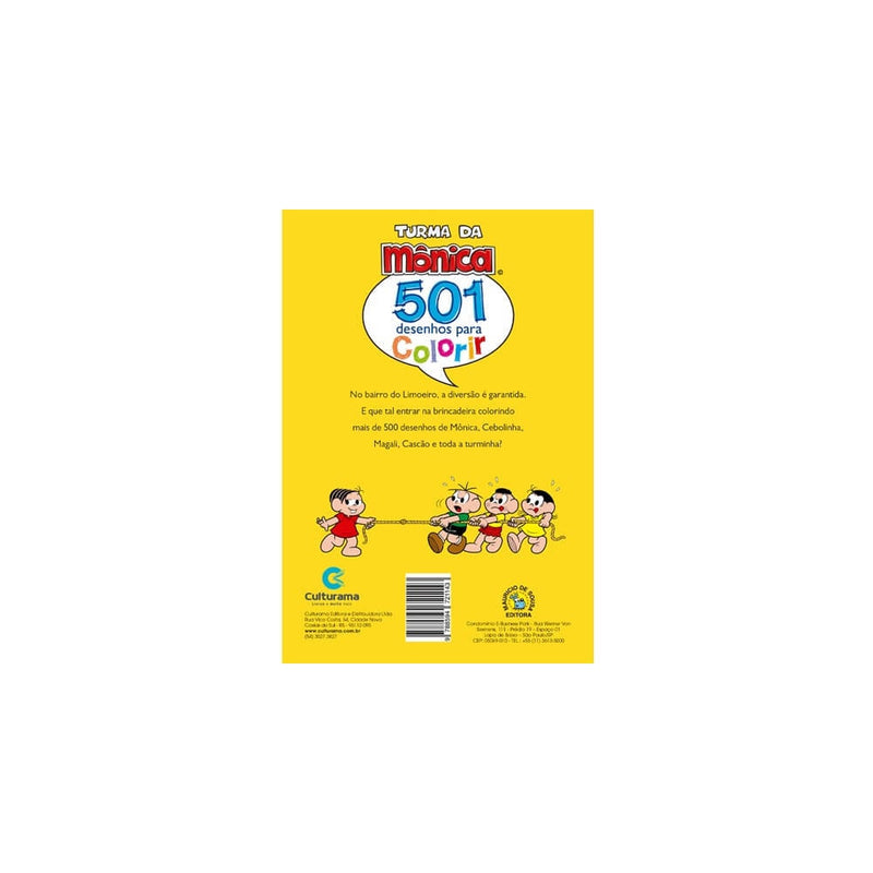 501 Desenhos para Colorir Turma da Mônica