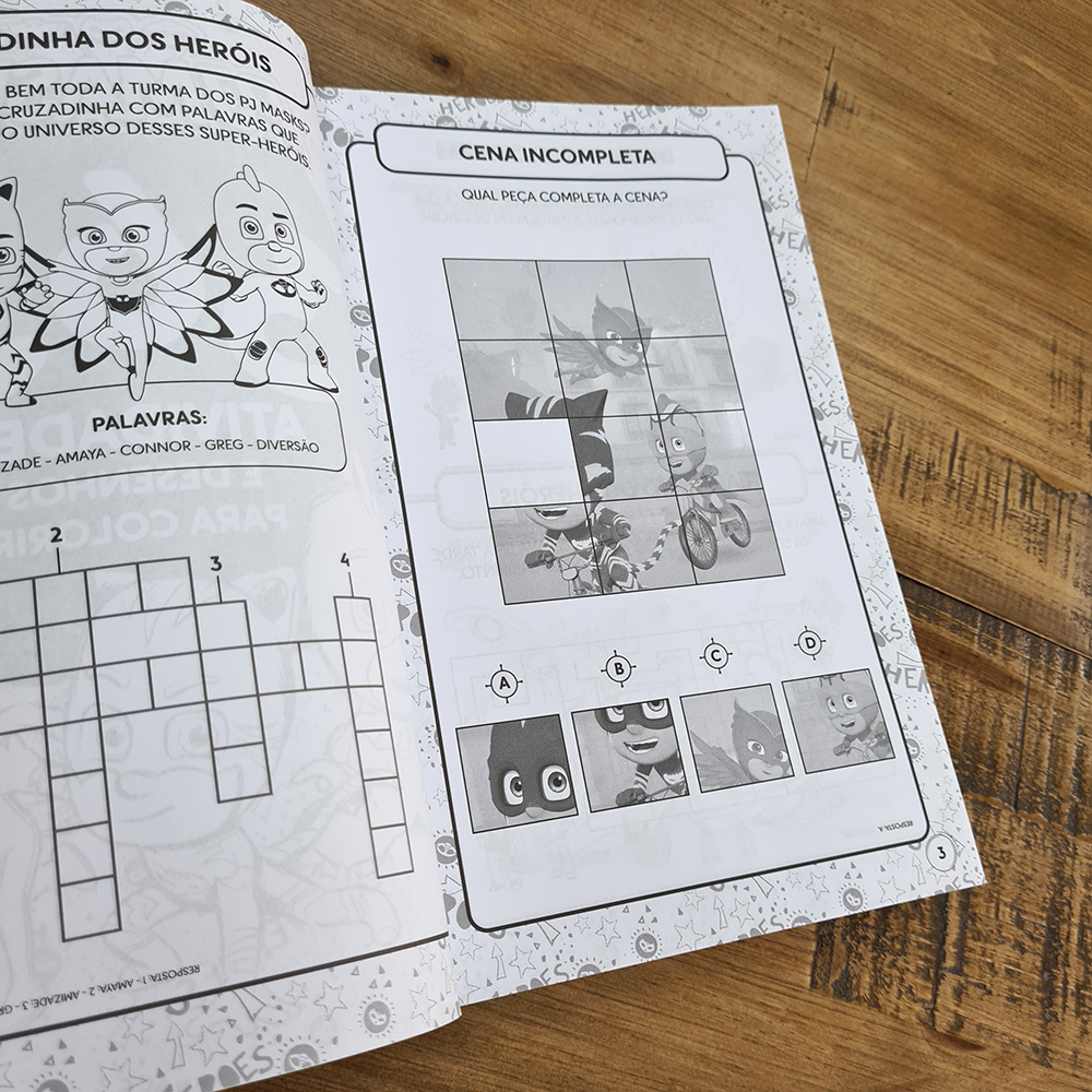 PJ Masks 365 Atividades e Desenhos Para Colorir