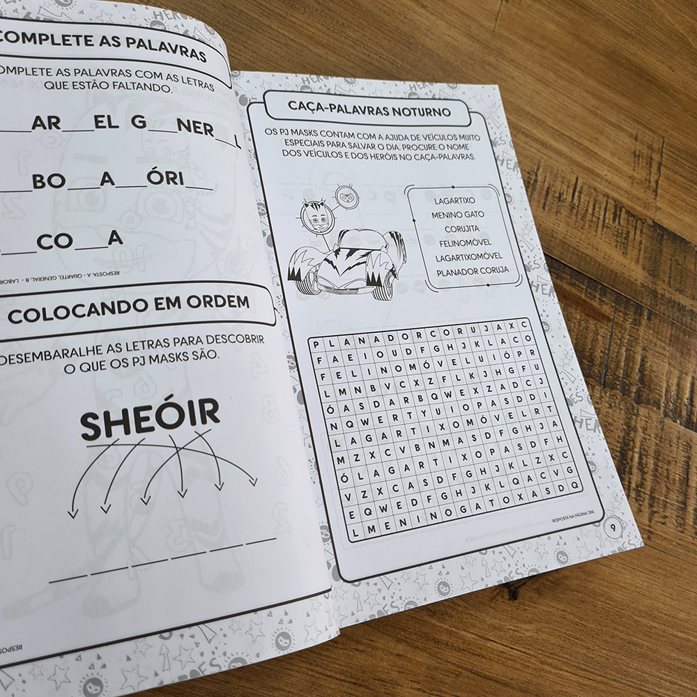 PJ Masks 365 Atividades e Desenhos Para Colorir