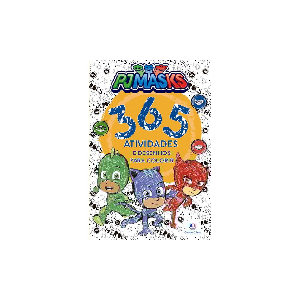 PJ Masks 365 Atividades e Desenhos Para Colorir