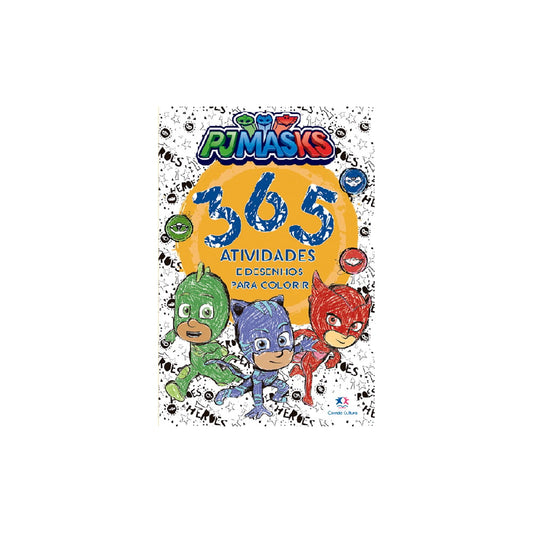 PJ Masks 365 Atividades e Desenhos Para Colorir
