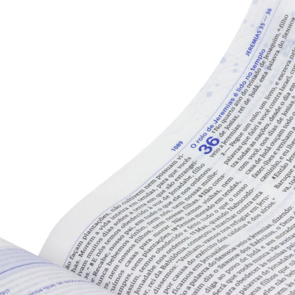 Bíblia de Estudo do Discipulado | NAA | Capa Brochura Azul