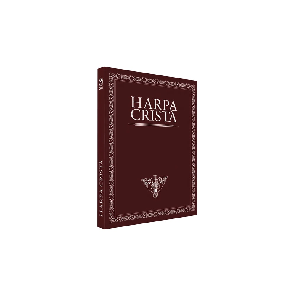 Harpa Cristã Pequena Popular Marrom com Borda
