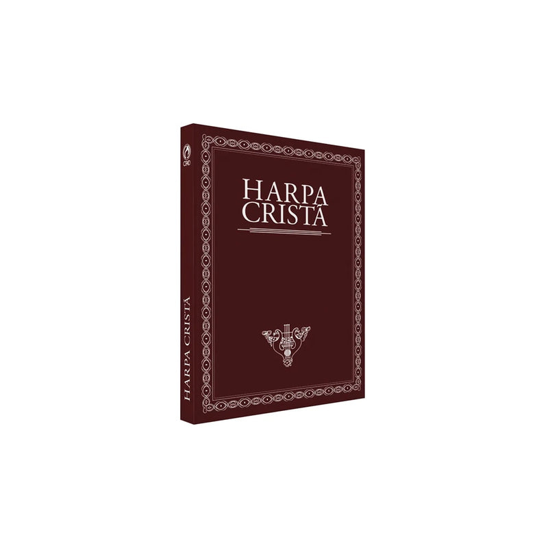 Harpa Cristã Pequena Popular Marrom com Borda