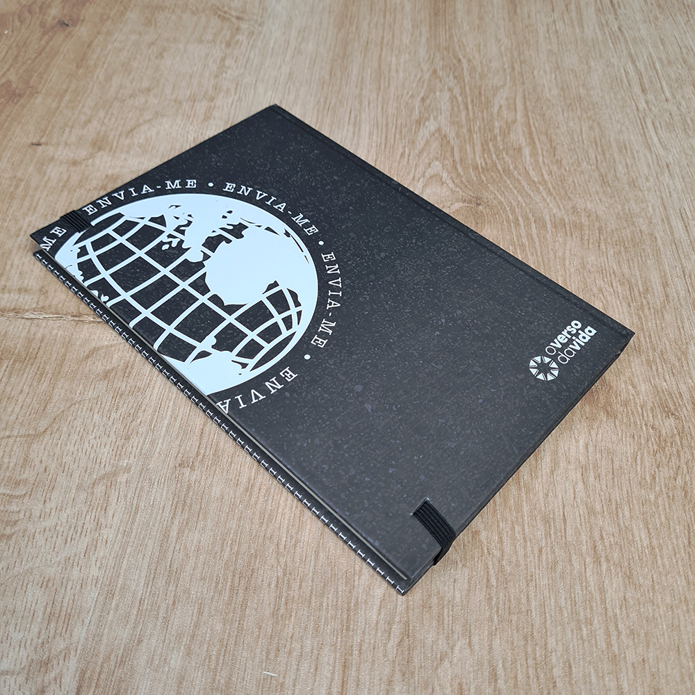Caderno Tipo Moleskine Eis-me Aqui Envia-me