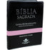 Bíblia Sagrada | ARC | Letra Extragigante | Capa Preta com Rosa C/ Índice