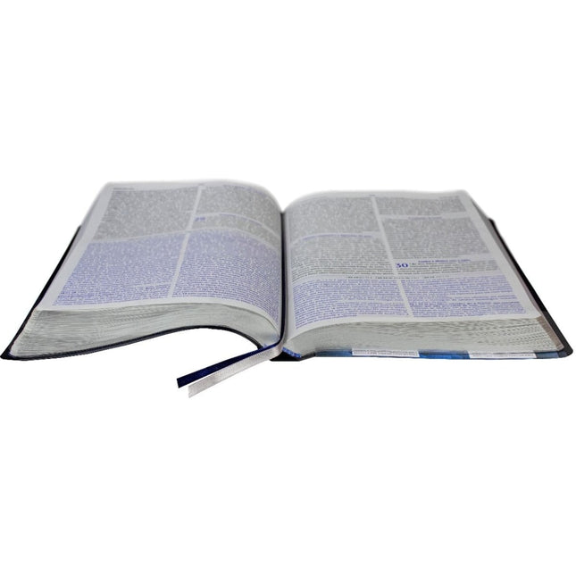 Bíblia Missionária de Estudo | ARA | Letra Normal | Capa Azul Escuro