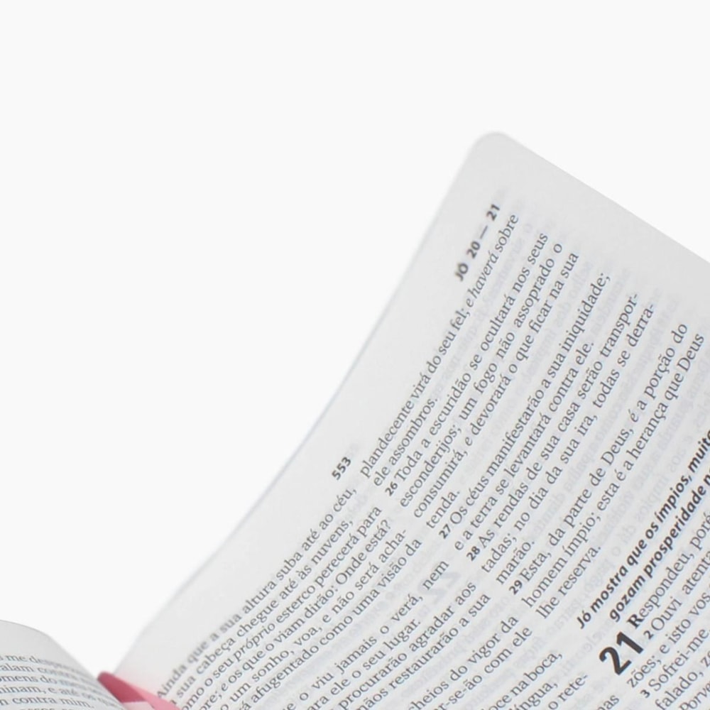 Bíblia Sagrada | ARC | Letra Grande | Capa Rosa Sintética