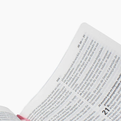 Bíblia Sagrada | ARC | Letra Grande | Capa Rosa Sintética