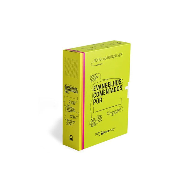 Box os evangelhos comentados por:______ JesusCopy (Livro)