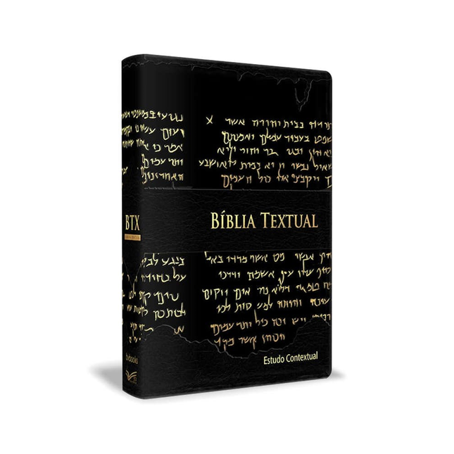 Bíblia de Estudo Textual | Letra Gigante | Capa Preta Luxo