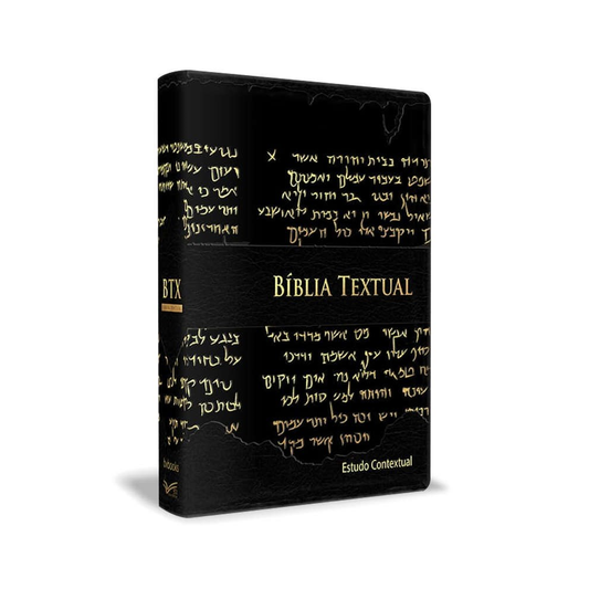 Bíblia de Estudo Textual | Letra Gigante | Capa Preta Luxo