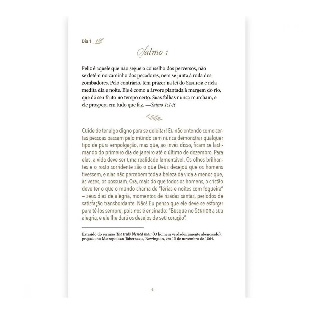 Lendo os Salmos com Charles H Spurgeon