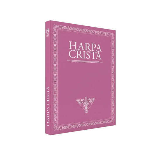 Harpa Cristã Pequena Popular Rosa com Borda