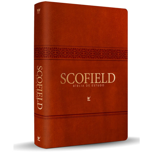 Bíblia de Estudo Scofield | AEC | Capa Luxo Marrom