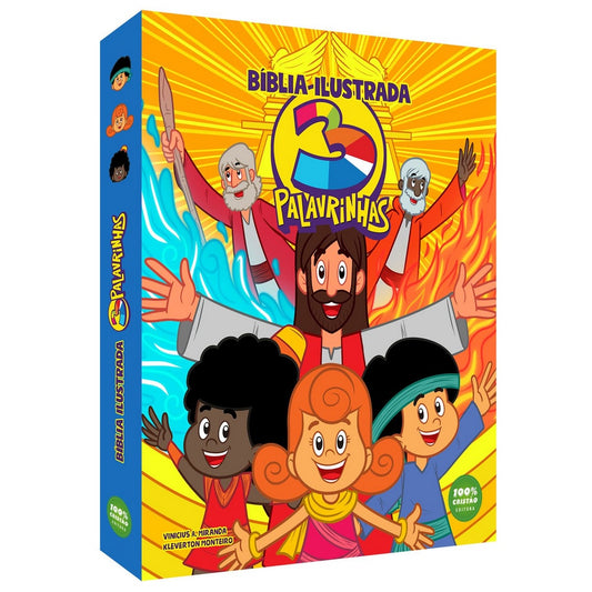 Bíblia Ilustrada 3 Palavrinhas | Edição Luxo | Capa Dura