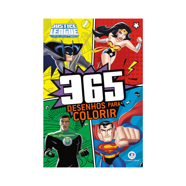 Liga da Justiça 365 Desenhos para Colorir