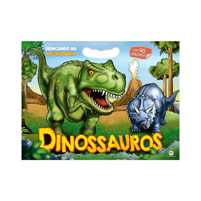 Colorindo Dinossauros | Ciranda Cultural C/ Adesivos