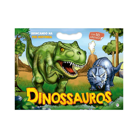 Colorindo Dinossauros | Ciranda Cultural C/ Adesivos