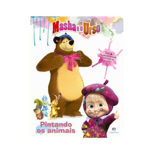 Masha e o Urso | Pintando os Animais | Quebra-cabeça