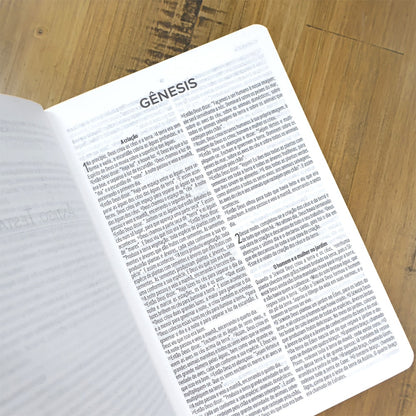 Bíblia Preta e Dourada | NVT | Letra Normal | Capa Dura Luxo