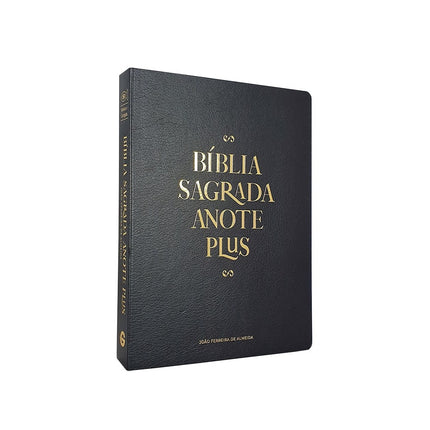 Bíblia Anote Plus | ARC | Letra Maior | Capa Semi-Luxo Preta