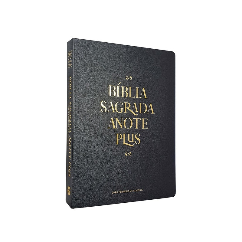 Bíblia Anote Plus | ARC | Letra Maior | Capa Semi-Luxo Preta