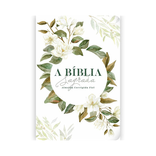 Bíblia Magnólia Branca | ACF | Letra Grande | Capa Dura Soft Touch