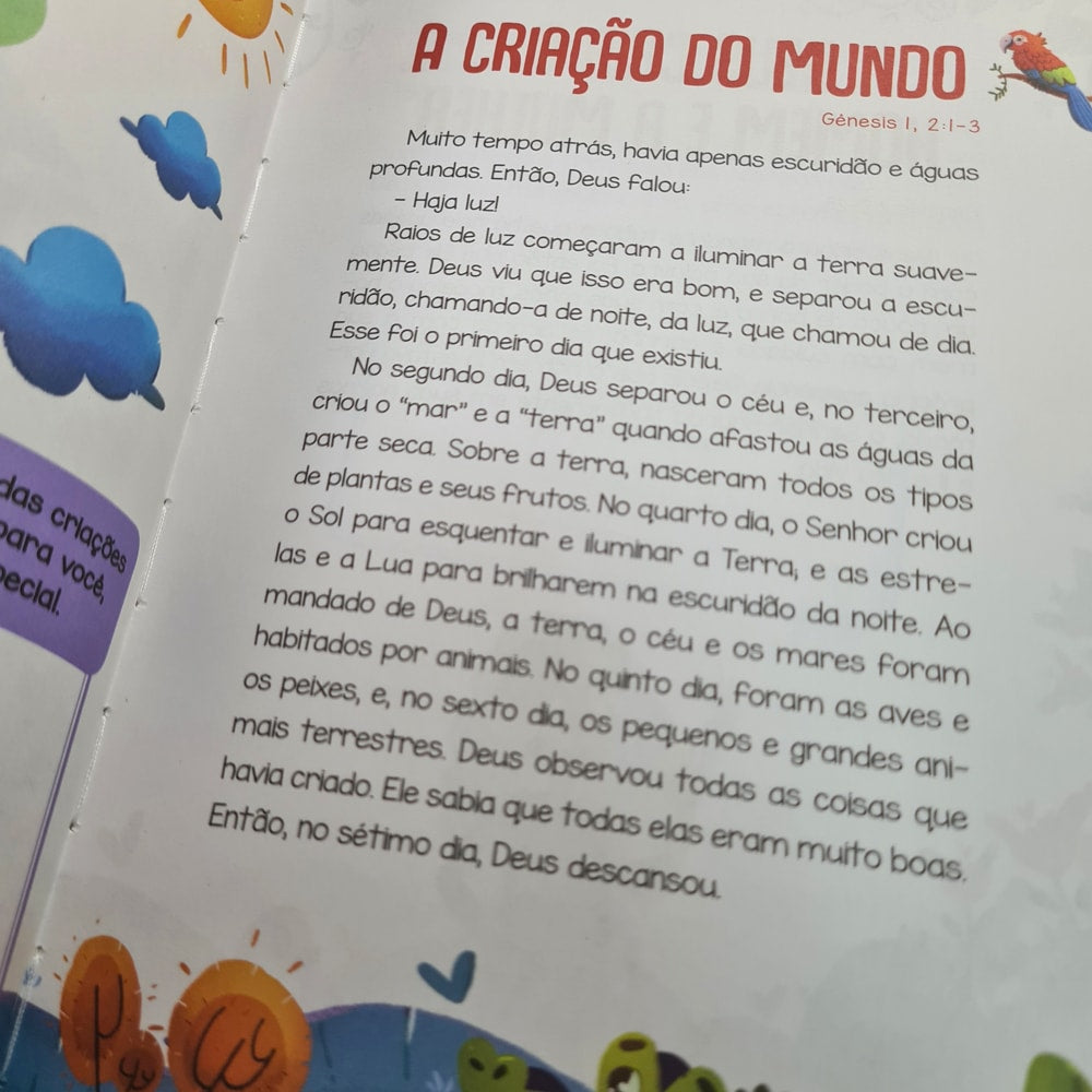 Bíblia para Crianças | Conte o que você Leu | Capa Dura