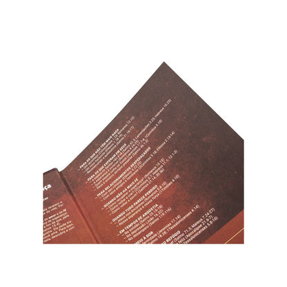 Bíblia Jesus Saves | NAA | Letra Grande | Capa Dura Vermelha