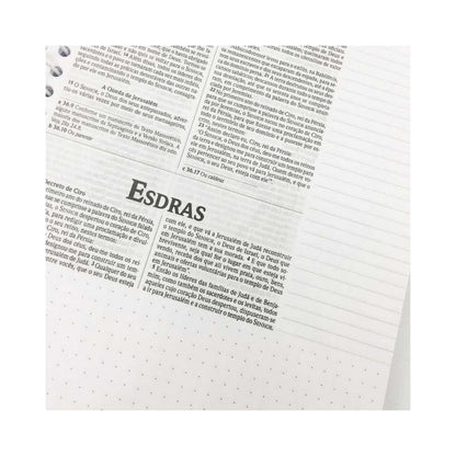 Bíblia Sagrada Anote Espiral Magnólia | NVI | Letra Normal | Capa Dura