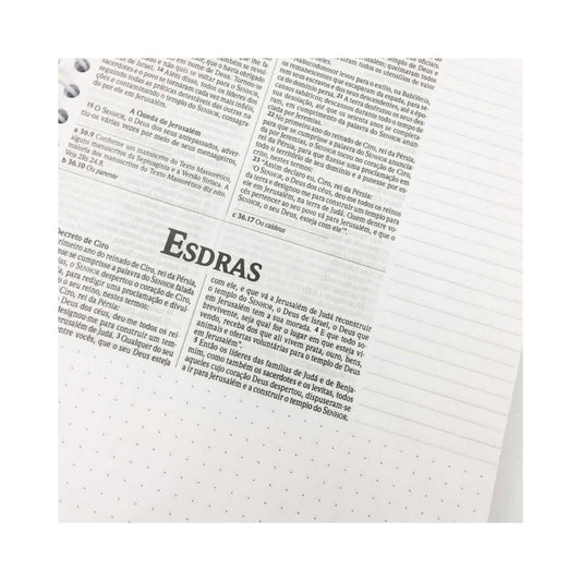 Bíblia Sagrada Anote Espiral Magnólia | NVI | Letra Normal | Capa Dura