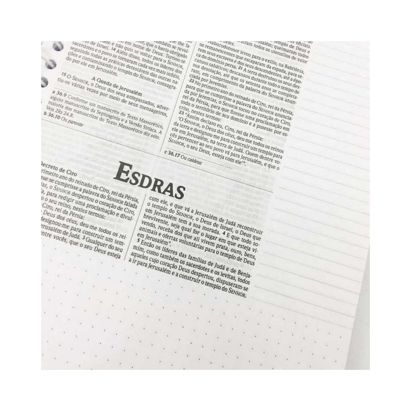 Bíblia Sagrada Anote Espiral Flores Aquarela | NVI | Letra Normal | Capa Dura