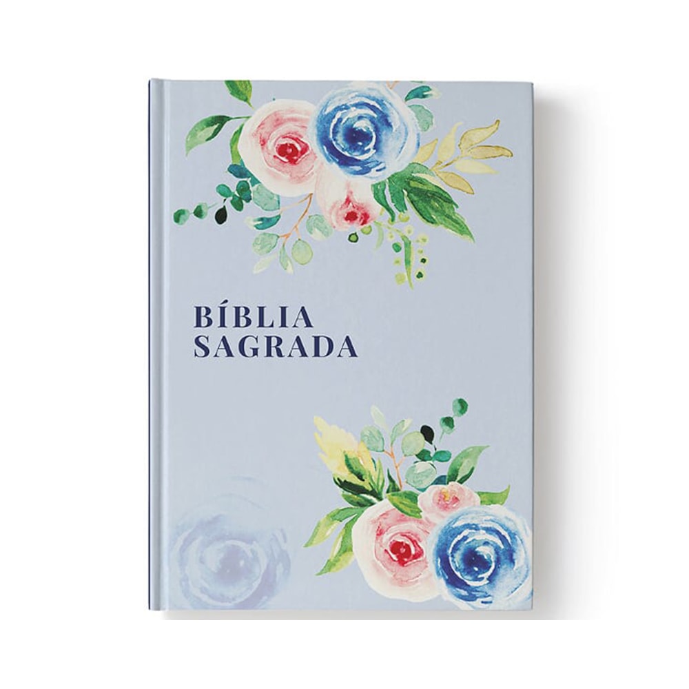 Bíblia Sagrada Floral Alegria | NAA | Letra Normal | Capa Dura