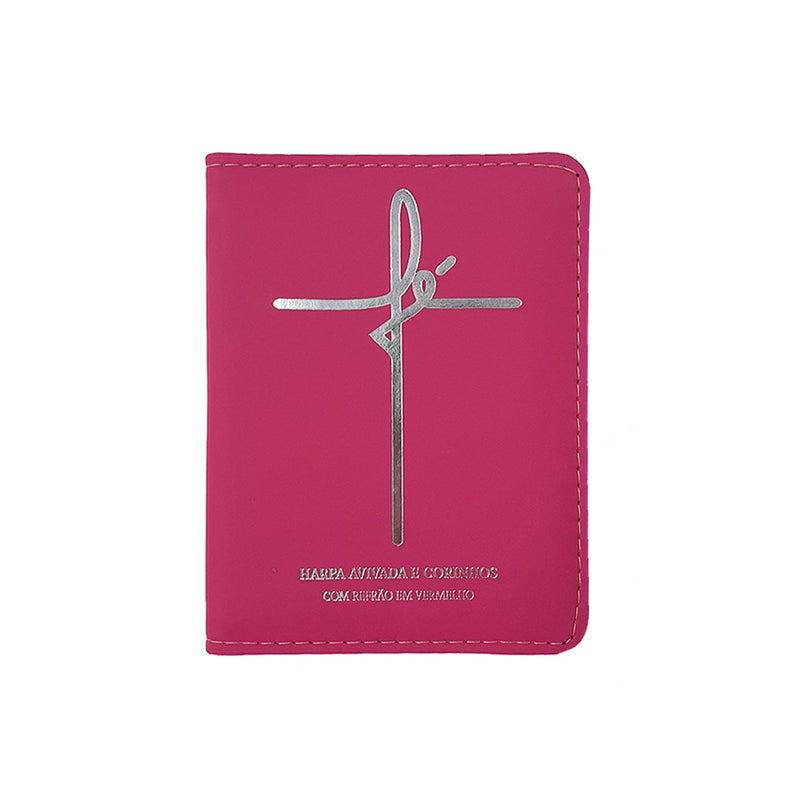 Harpa Avivada e Corinhos Médio | Letra Gigante | Fé Pink Capa Luxo
