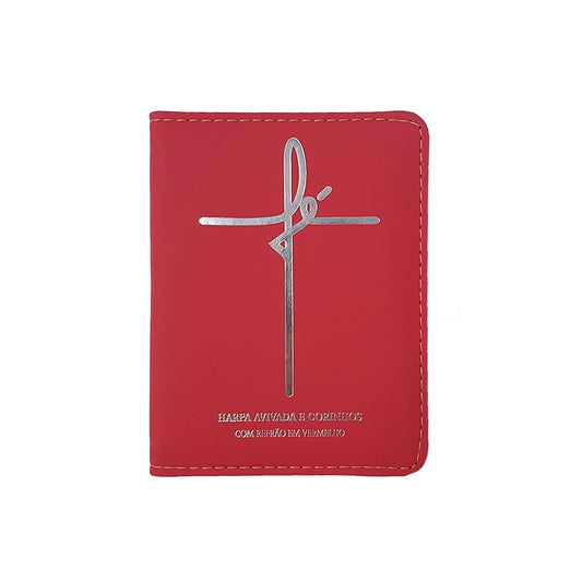 Harpa Avivada e Corinhos Médio | Letra Gigante | Fé Vermelha Capa Luxo