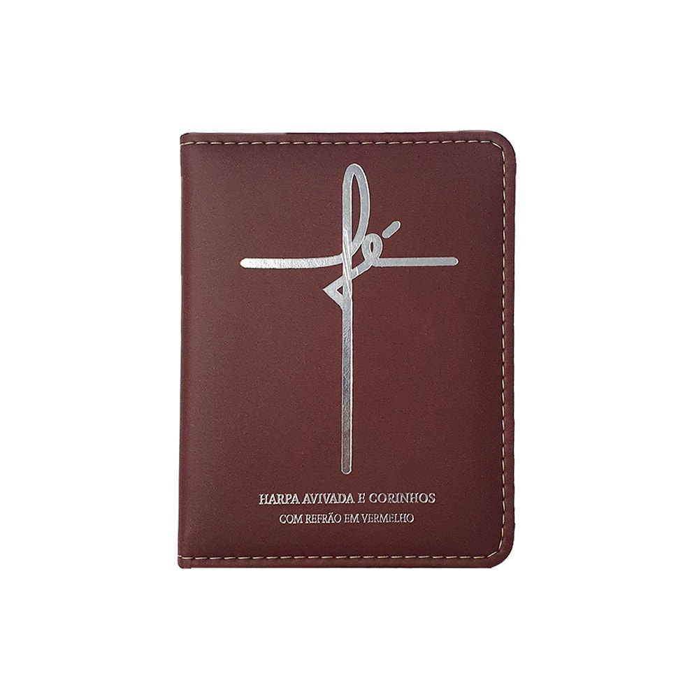 Harpa Avivada e Corinhos Médio | Letra Gigante | Fé Bordô Capa Luxo