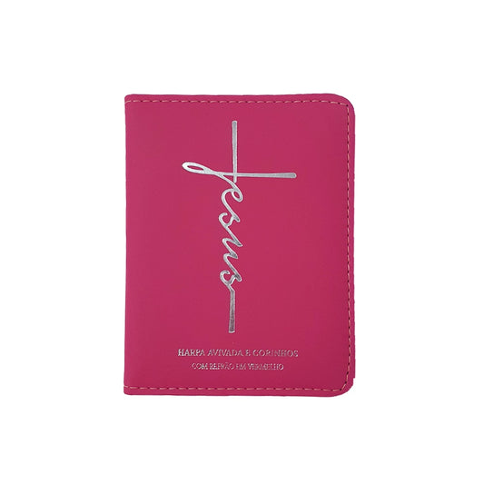 Harpa Avivada e Corinhos Médio | Letra Gigante | Jesus Pink Capa Luxo