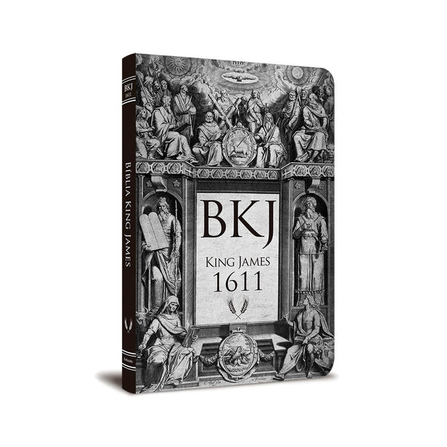 Bíblia King James 1611 Ultra Fina Lettering Bible | Letra Normal | Capa Tradicional Retrô
